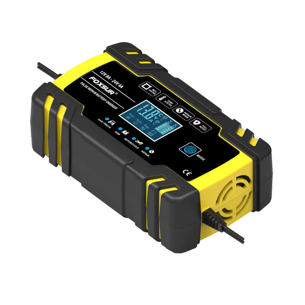 LCD Display Motorcycle Battery Charger