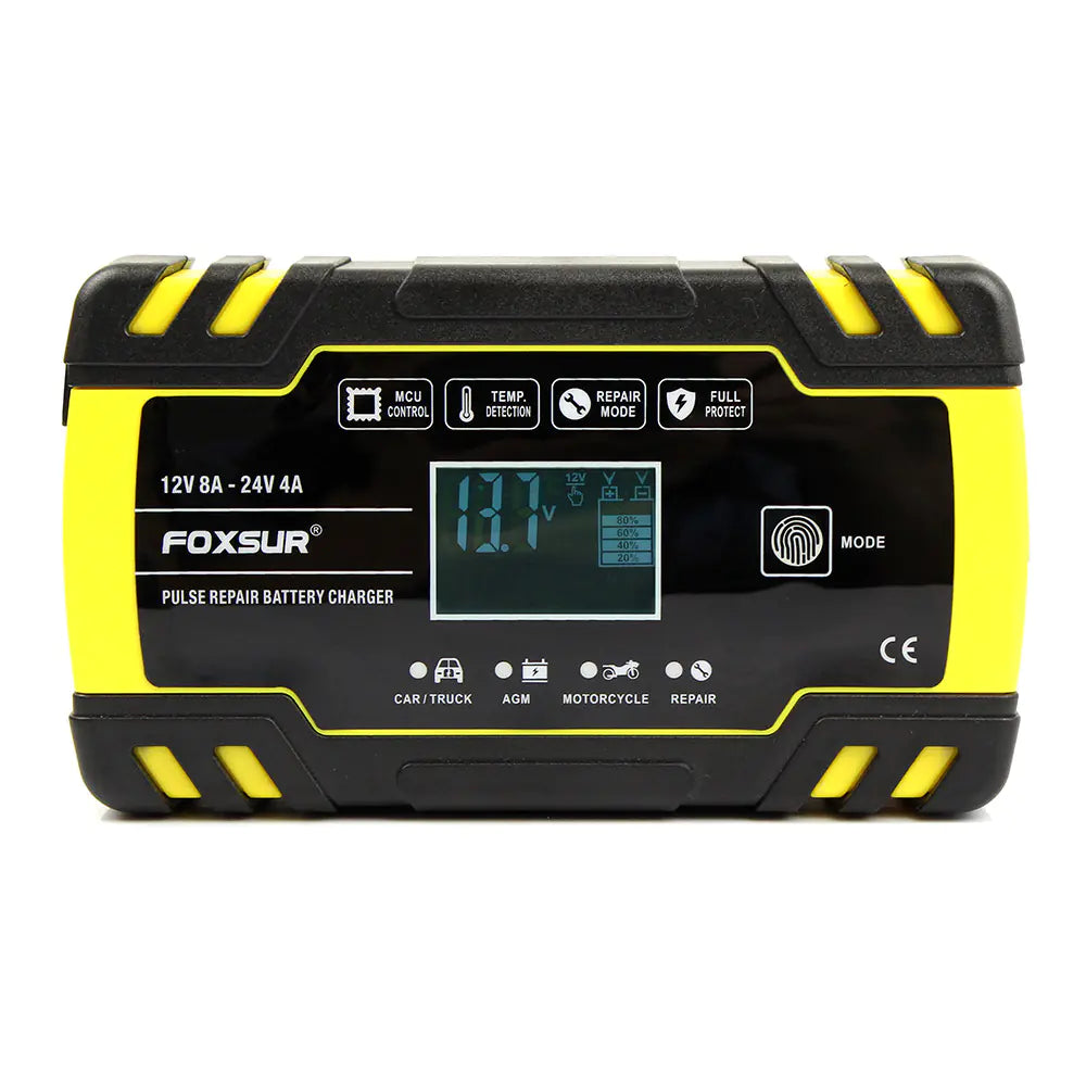 LCD Display Motorcycle Battery Charger