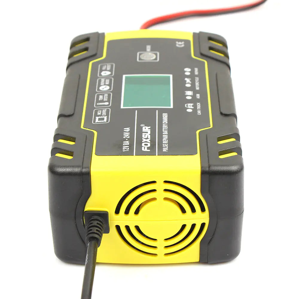 LCD Display Motorcycle Battery Charger